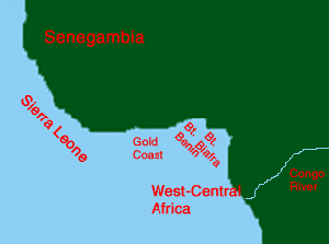 regions of the African slave trade