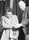 Maya Angelou and Randall Robinson